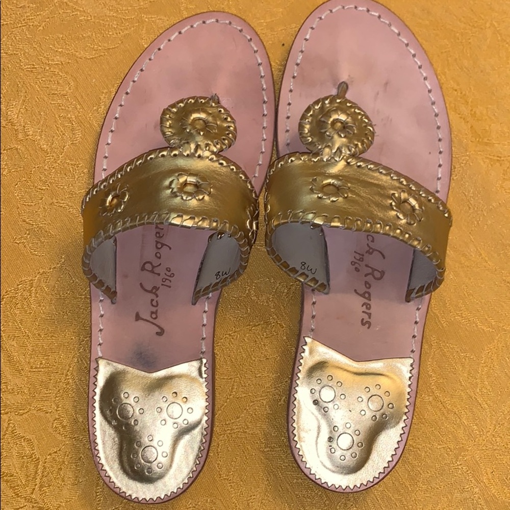 Jack Rogers Hamptons in Gold